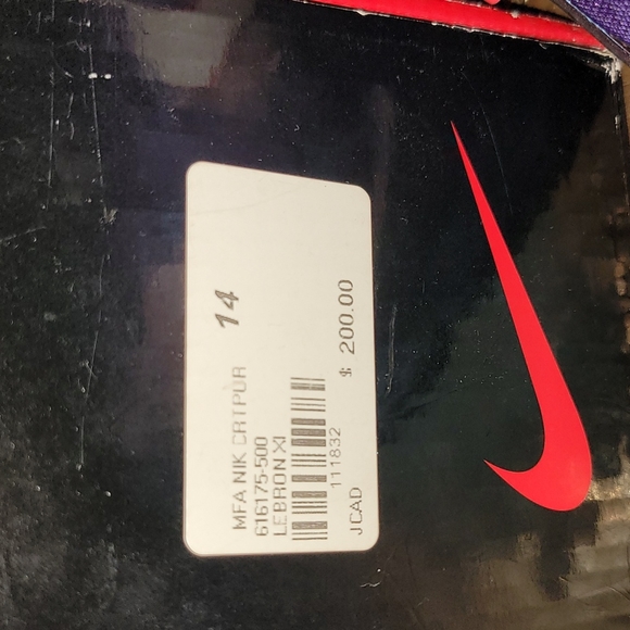 2014. Lebron XI. Size 14. Charlotte hornet colorway. With original box. Worn 1 - Picture 11 of 16